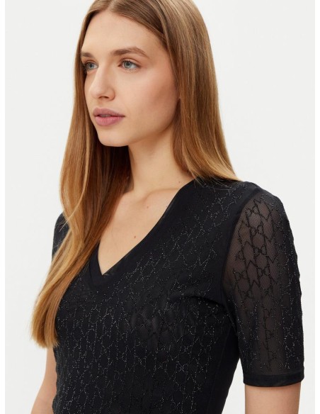 Guess Marciano T-shirt aderente con dettagli scintillanti  | Mariadeso