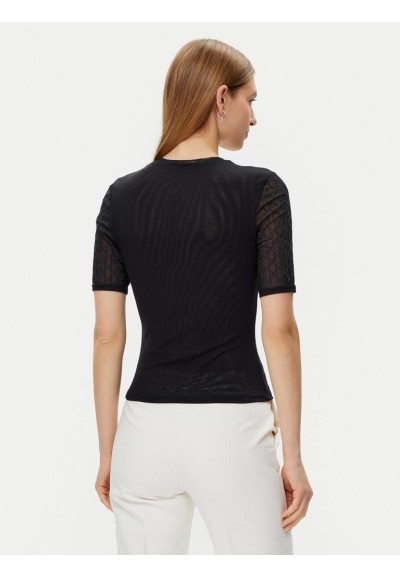 Guess Marciano T-shirt aderente con dettagli scintillanti  | Mariadeso