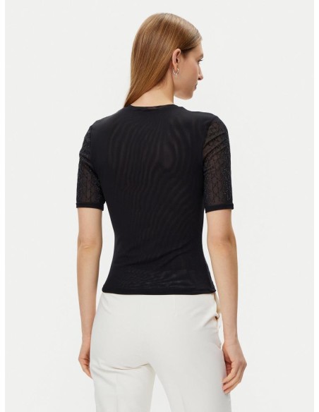 Guess Marciano T-shirt aderente con dettagli scintillanti  | Mariadeso