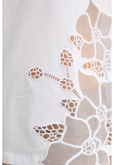 Marciano Guess T-shirt in cotone con applicazione decorativa  | Mariad