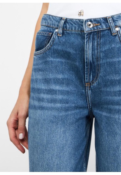 Liu Jo Jeans donna wide leg a vita bassa in denim blu  | Mariadesole.i