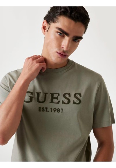 T-shirt uomo Guess in cotone con logo ricamato

  | Mariadesole.it