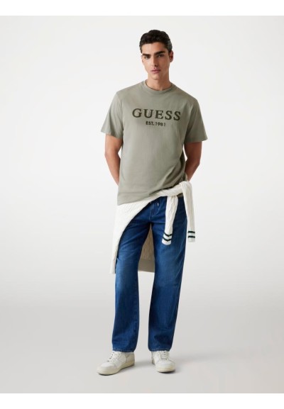 T-shirt uomo Guess in cotone con logo ricamato

  | Mariadesole.it