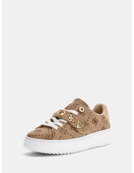 Sneakers Guess donna Drift 4G Logo Peony con stampa e inserti logo  | 