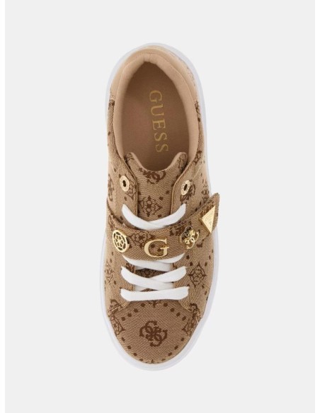 Sneakers Guess donna Drift 4G Logo Peony con stampa e inserti logo  | 