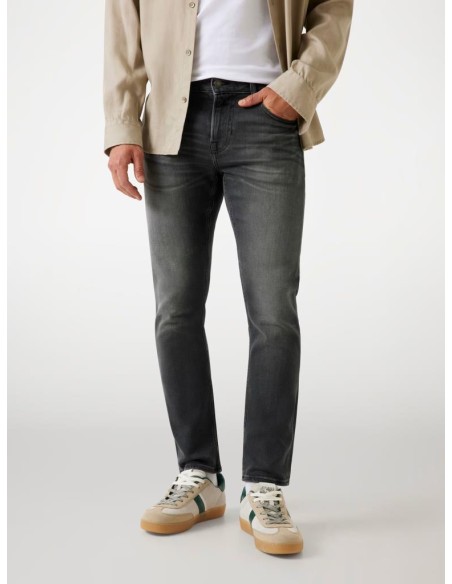 Jeans skinny Guess uomo Miami a vita bassa in denim stretch  | Mariade