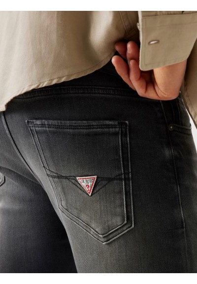 Jeans skinny Guess uomo Miami a vita bassa in denim stretch  | Mariade