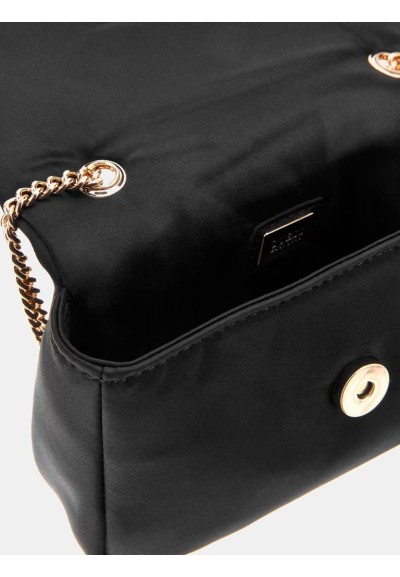 Mini tracolla donna Guess Prue in satin con scritta logo gioiello e me