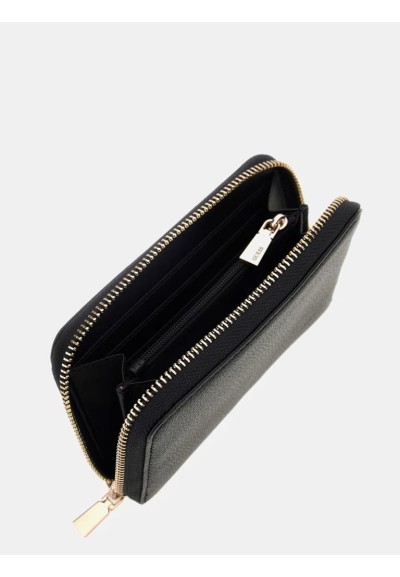 Portafoglio Guess Calebra con logo e zip dorata in simil pelle  | Mari