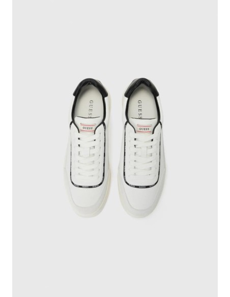 Sneakers Uomo Guess WINNO 3 in Pelle Rivestita e Scamosciato con Plate