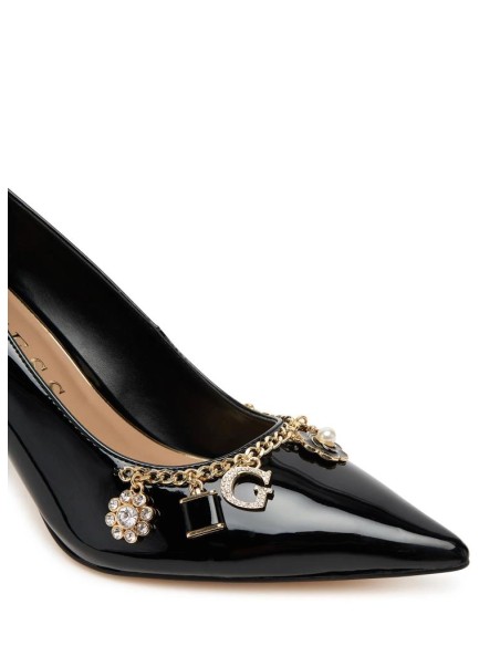 Décolleté Donna Guess a Punta con Tacco a Spillo e Dettagli Oro  | Mar