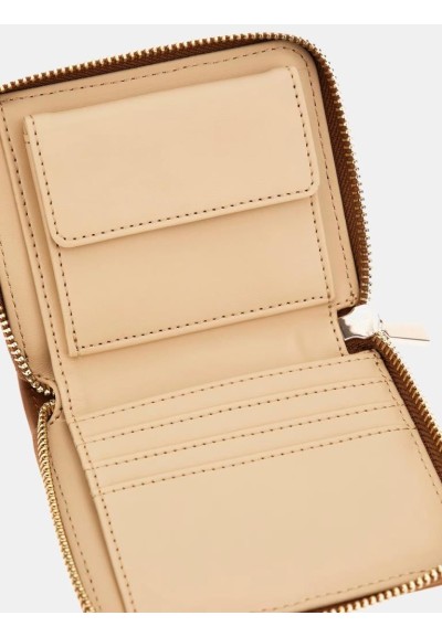 Mini Portafoglio Donna Guess Neda con Logo 4G Peony e Dettagli Oro  | 
