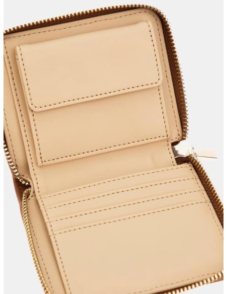 Mini Portafoglio Donna Guess Neda con Logo 4G Peony e Dettagli Oro  | 
