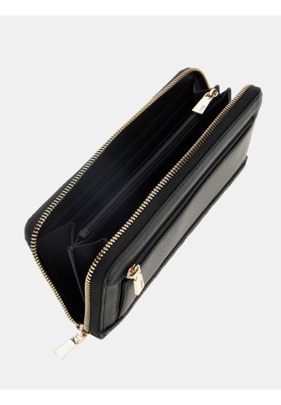 Maxi Portafoglio Donna Guess Giully Trapuntato con Logo e Zip Oro  | M