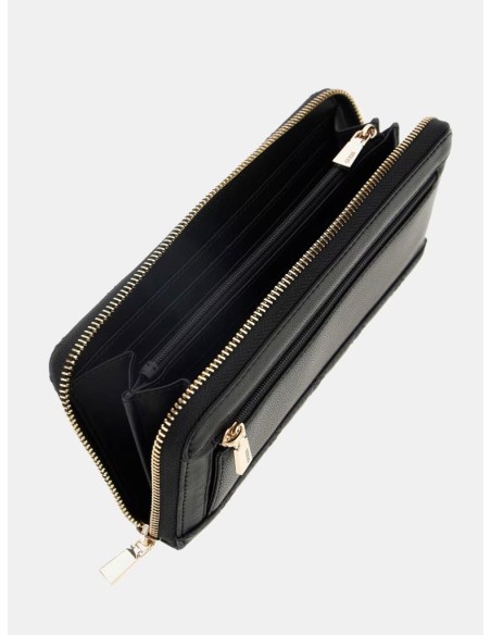 Maxi Portafoglio Donna Guess Giully Trapuntato con Logo e Zip Oro  | M