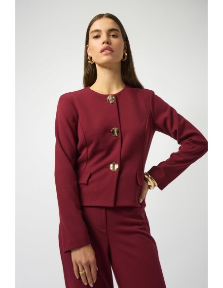 Blazer Donna Joseph Ribkoff in Crêpe Scuba con Bottoni Vistosi  | Mari