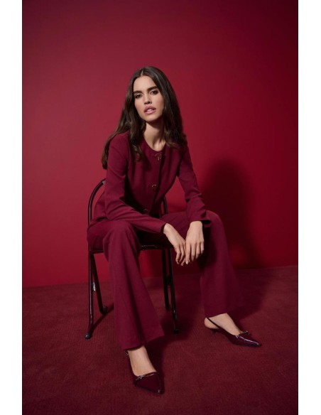 Blazer Donna Joseph Ribkoff in Crêpe Scuba con Bottoni Vistosi  | Mari