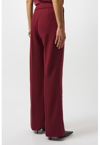 Pantaloni Donna Joseph Ribkoff Gamba Larga in Crêpe Scuba  | Mariadeso