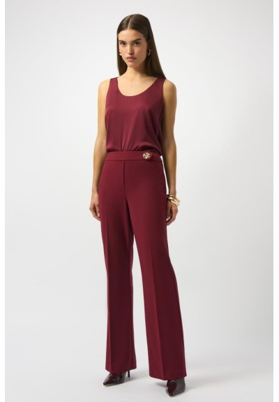 Pantaloni Donna Joseph Ribkoff Gamba Larga in Crêpe Scuba  | Mariadeso