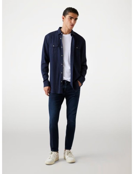 Guess Jeans Skinny Miami Uomo Vita Bassa Lavaggio Scuro  | Mariadesole