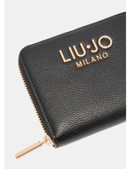 
Portafoglio Zip Around Liu Jo Better Donna Nero  | Mariadesole.it