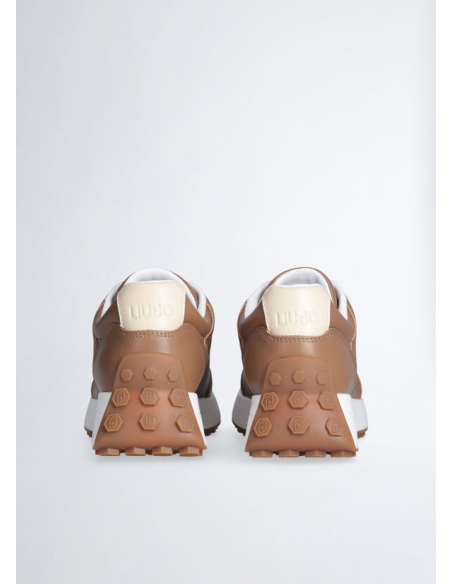 Liu Jo Sneakers Running Donna Lolo 17 in Pelle Marrone  | Mariadesole.