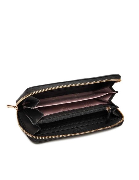 Portafoglio Grande Zip Around Liu Jo con Logo in Metallo e Finitura Bottalata