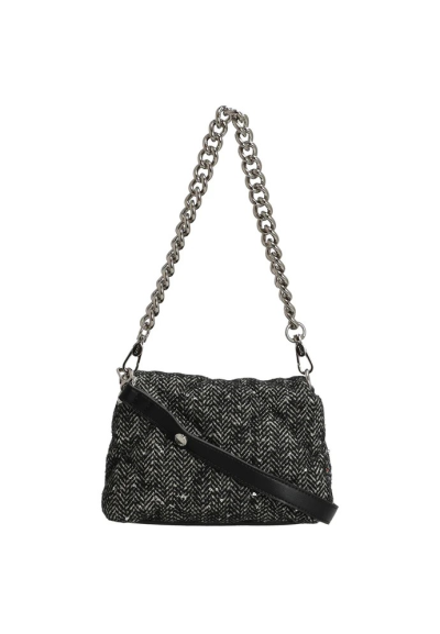 Borsa a Tracolla Liu Jo Trapuntata con Strass e Motivo a Zig-Zag  | Ma