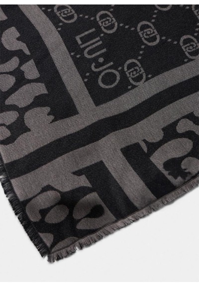 Stola Liu Jo Donna con Logo Monogram e Lurex  | Mariadesole.it