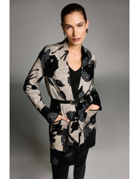 🧥 Cardigan lungo jacquard astratto Joseph Ribkoff Donna  | Mariadesol
