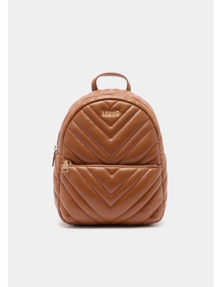 Liu Jo Zaino Donna Matelassé Marrone con Logo  | Mariadesole.it