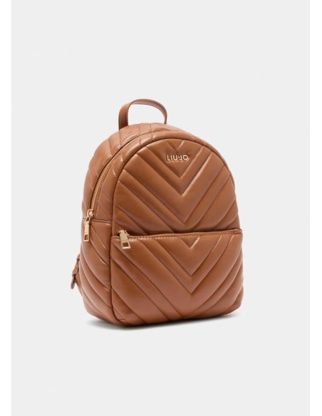 Liu Jo Zaino Donna Matelassé Marrone con Logo  | Mariadesole.it