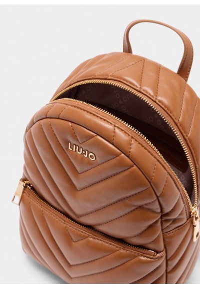 Liu Jo Zaino Donna Matelassé Marrone con Logo  | Mariadesole.it