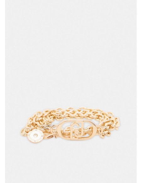 Liu Jo Cintura Donna a Catena Dorata con Fibbia e Charm Logato  | Mari