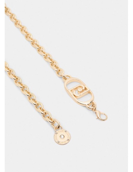 Liu Jo Cintura Donna a Catena Dorata con Fibbia e Charm Logato  | Mari