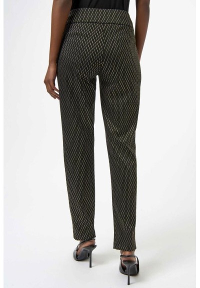 Joseph Ribkoff Pantaloni Donna Slim Fit in Maglia Pesante Laminata a P