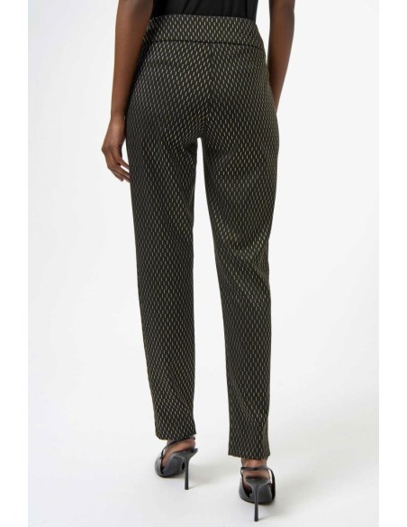Joseph Ribkoff Pantaloni Donna Slim Fit in Maglia Pesante Laminata a P
