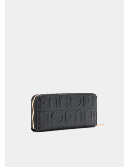 Liu Jo Donna Portafoglio Zip Around Liu Jo Better Nero  | Mariadesole.