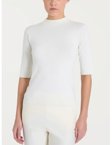 Ragno Donna Lupetto Manica Corta Four Seasons  | Mariadesole.it