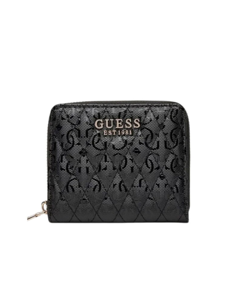 Mini Portafoglio Donna Guess Giully Trapuntato in Similpelle con Logo 