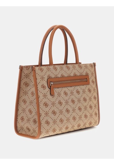 Borsa a Mano Donna Guess Neda 4G Logo Peony con Tracolla Regolabile  |