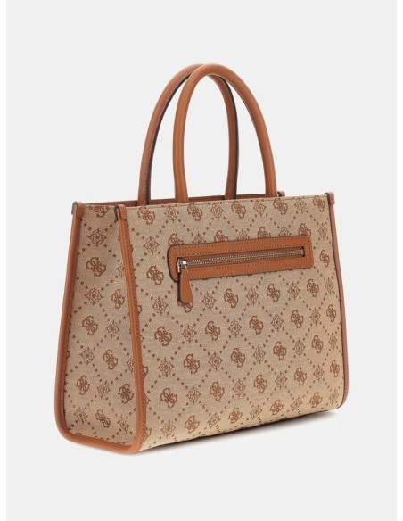 Borsa a Mano Donna Guess Neda 4G Logo Peony con Tracolla Regolabile  |