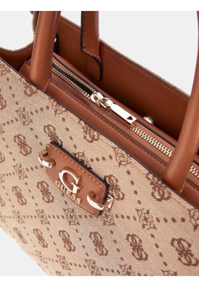 Borsa a Mano Donna Guess Neda 4G Logo Peony con Tracolla Regolabile  |