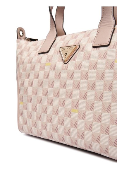 Borsa a Mano Donna Guess in Pelle Sintetica con Tracolla Regolabile  |