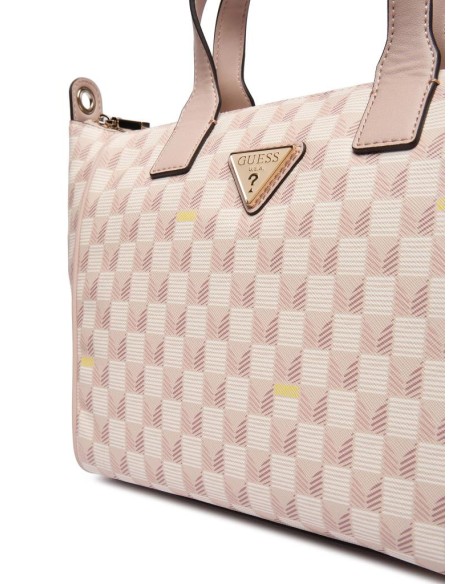 Borsa a Mano Donna Guess in Pelle Sintetica con Tracolla Regolabile  |