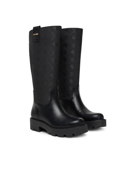 Stivali Donna Guess in Pelle e Tessuto con Tacco 4,5 cm  | Mariadesole