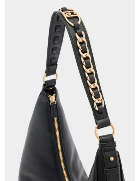 Liu Jo borsa hobo grande donna con catena intrecciata  | Mariadesole.i