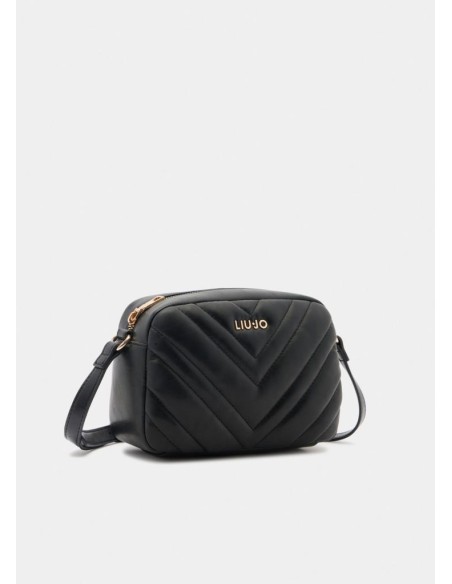 Liu Jo borsa a tracolla piccola matelassé nera donna  | Mariadesole.it