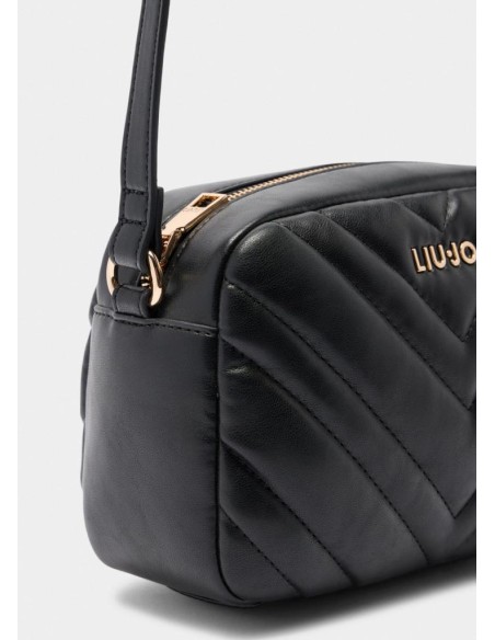 Liu Jo borsa a tracolla piccola matelassé nera donna  | Mariadesole.it