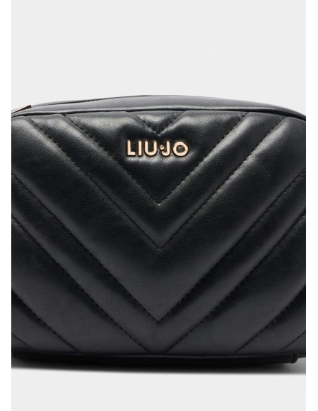 Liu Jo borsa a tracolla piccola matelassé nera donna  | Mariadesole.it